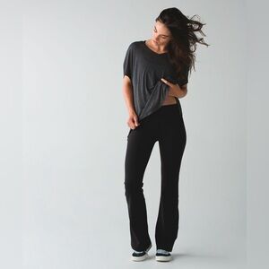 Lululemon Reversible Groove Pant III Luon Flare Yoga Leggings Activewear Gym